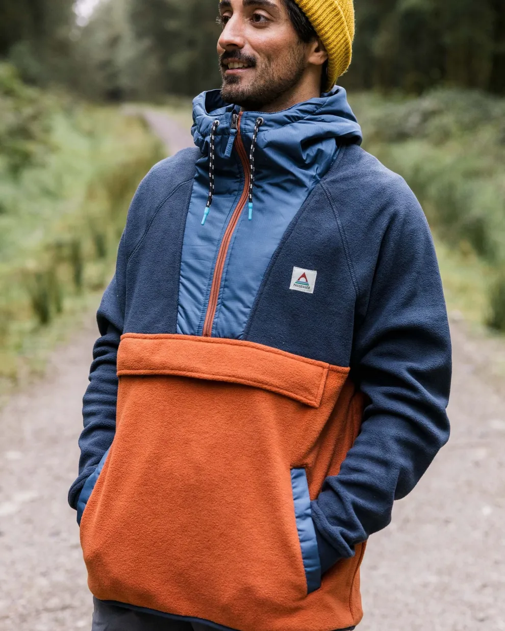 Woodland Hooded 1/2 Zip Polar Fleece